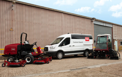 A new van for Toro distributor Lely Turfcare’s first service centre in Scotland