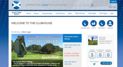 Scottish Golf Clubhouse