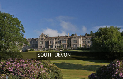 South Devon Golf Tour website grab