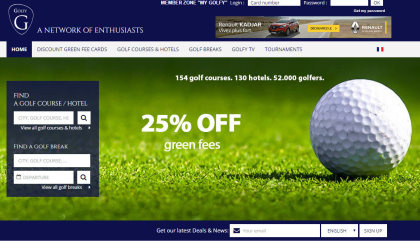 Golfy website