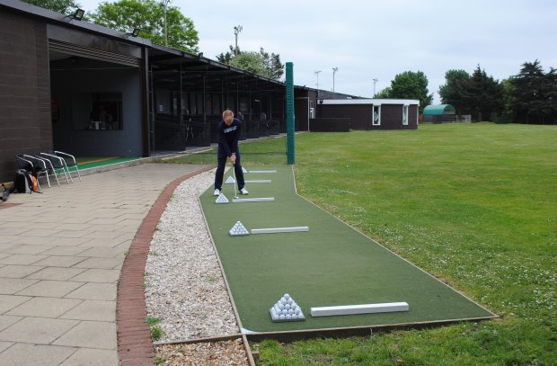Huxley Golf driving coaching zone at Portsmouth
