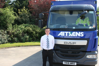 James Daley, new Technical Sales Represntative for Aitkens Sportsturf