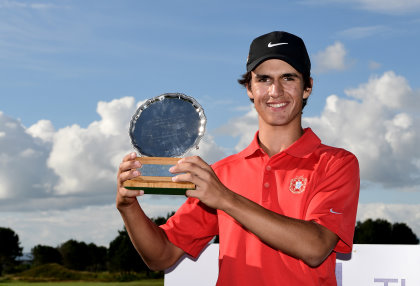Pedro Lencart Silva of Portugal wins the Junior Open (The R&A)
