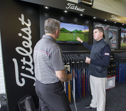 Titleist master fitter, Graeme Noblett, who will be offering a bespoke fitting service at the Titleist National Fitting Centre, Gleneagles
