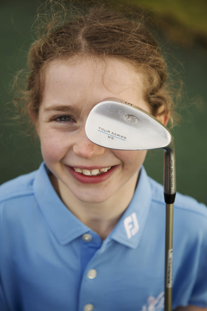 Gleneagles golf scholar, Grace Crawford (credit Simon Murphy)