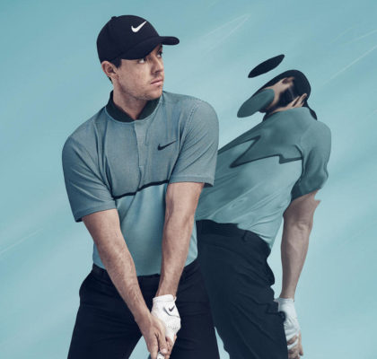 Nike athletes like Rory McIlroy dressed in saturated greens and yellows at the recent 98th PGA Championship hosted by the historic Baltusrol Golf Club in Springfield, New Jersey