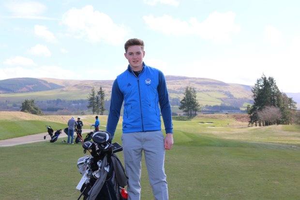 Gleneagles golf scholar, Rowan Carey