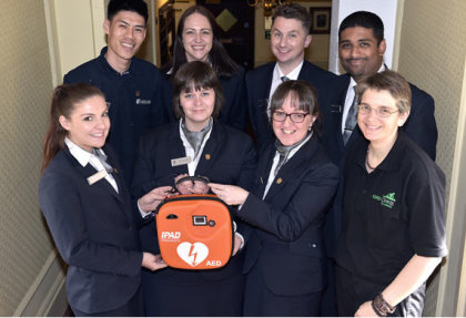 Defibrillators have been installed at all 45 Macdonald Hotels & Resorts in the UK