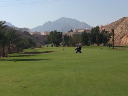 4th Hole Ghala Golf Club, The Sultanate of Oman, before the redesign
