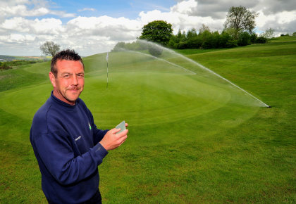 John Evans, course manager, says Ramsdale Park’s irrigation refit was as smooth as it could have been