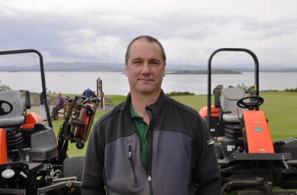 Mark Laing started as an apprentice at Aberdour Golf Club in 1986, before becoming head greenkeeper in 1995