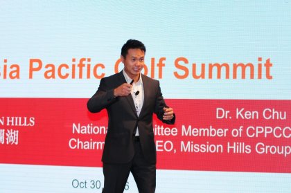 Dr. Ken Chu, chairman and chief executive Mission Hills Group,