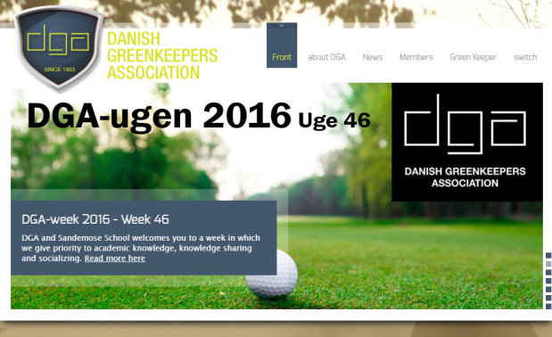 danish-greenkeepers-association-webpage