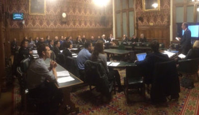 MPs, Peers and associate members discussed the health benefits of golf in the Palace of Westminster