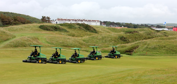 John Deere and dealer Nairn Brown provided tournament support for the 2015 Ricoh Women's British Open