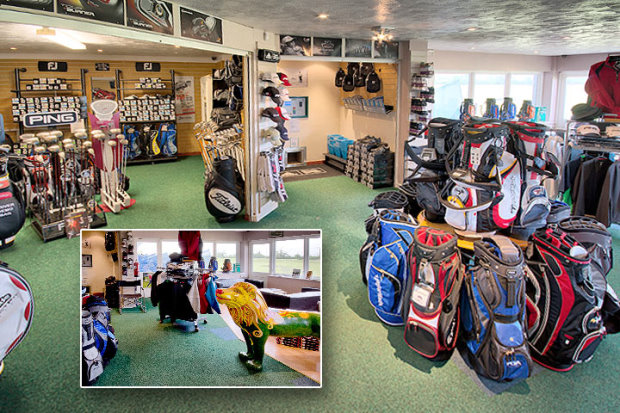 The pro shop[ at Chippenham Golf Club