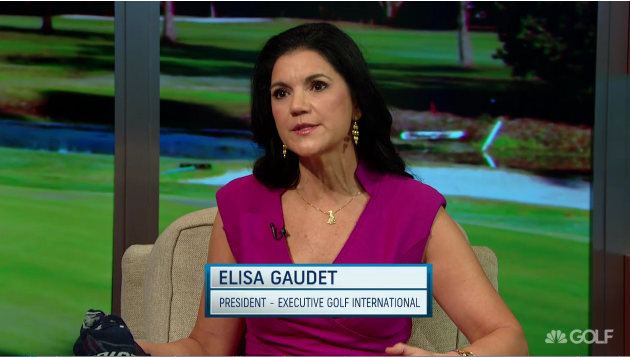 Elisa Gaudet on The Golf Channel