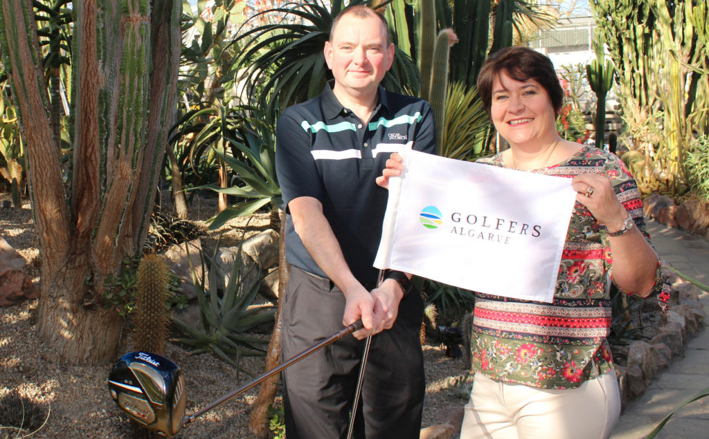 Golfers Algarve founders, Brian and Fiona Reid