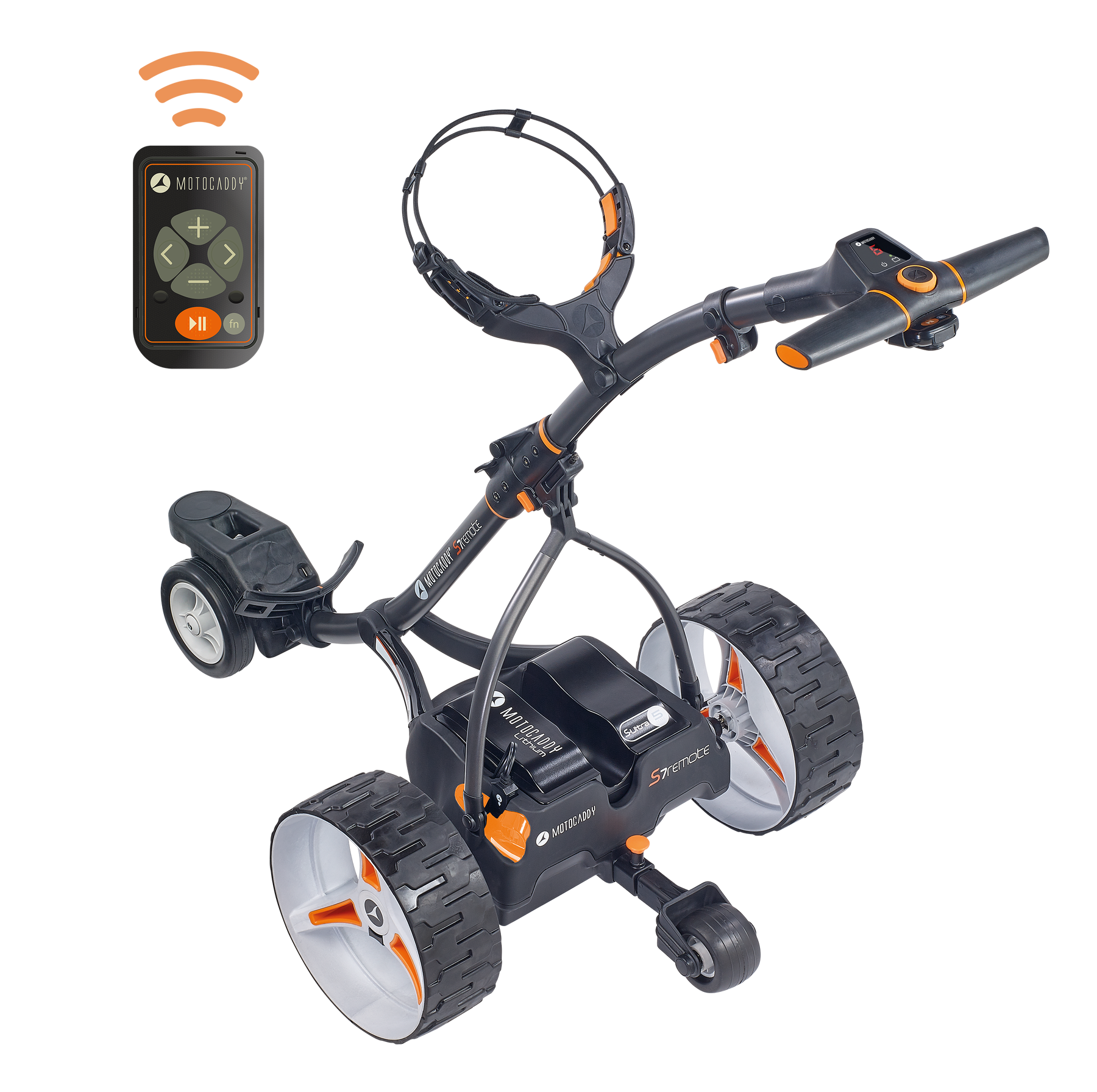 Motocaddy corrected S7 REMOTE Graphite High-Angled with Handset