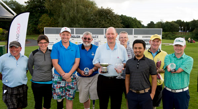 Prizewinners at the 2016 English Disability Open (image © Leaderboard Photography)